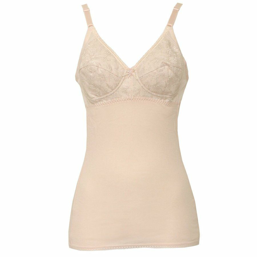 ブラキャミ お肌に優しいふんわり綿素材キャミソール 2057 レディース 日本製 カップ付 キャミソール カップ付き レース インナー 肌着 吊型 かわいい 無地 胸元 レース付き タンクトップ 綿 大きいサイズ 吸湿性 通気性 母の日 ギフト プレゼント インナーシャツ