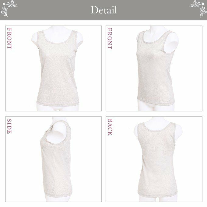 日本製 オーガニックコットン100％ シンプル タンクトップ 8173rt 日本製 綿100％ レディース 女性 トップス インナー シャツ 肌着 無地 涼しい 大きいサイズ 汗 吸湿性 通気性 アンダーウェア ウエア M L LL XL タンク Uネック 天然素材 インナーシャツ 袖なし 渡辺商店
