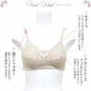 着心地らくらく フルカップ ノンワイヤー ブラジャー 2543 下着 レディース インナー ブラジャー ノンワイヤー カップブラ ブラ リフトアップブラ 盛れる ブラジャー レース ナイトブラ カップ ベージュ 通気性 大きいサイズ a b c 70 75 80 インナー 肌着 花柄