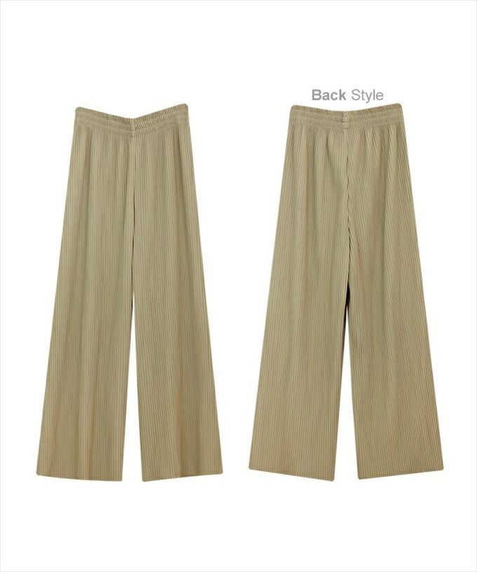 ウエストゴム プリーツ ワイドパンツ レディース ハイウエスト 上品 ボトムス ボトム ロング丈 パンツ 楽チンパンツ おしゃれ オシャレ かわいい 大人 きれいめ ウエストゴム ロングパンツ 黒 オフィス カジュアル シンプル ナチュラル サイズ M L 春夏 春 夏 秋