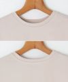 コットン 天竺 ラウンドヘム 長袖 ロング丈 Tシャツ トップス レディース オーバーサイズ クルーネック スリット 体型カバー 大人 女性 きれいめ カジュアル ナチュラル オフィス カットソー 女性 トップス シャツ 春 夏 秋 春夏 シンプルトップス 送料無料