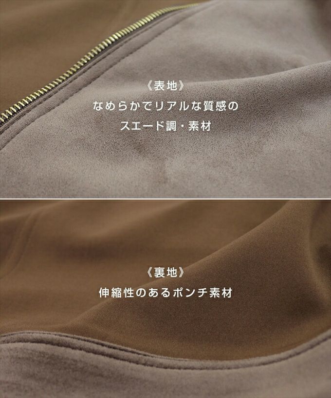 ノーカラー ライダース ジャケット レディース フェイクスエード ノーカラージャケット ライダースジャケット ショート丈 スウェード あったか 暖か アウター 大人 きれいめ おしゃれ カジュアル ナチュラル シンプル オフィス 女性 ジップ 大人ファッション 春 秋 冬 M L