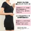 レディース 女性用 脇汗パット付き フレンチ袖 インナーシャツ インナー ボディフィルター 綿100％ 半袖シャツ 婦人用 機能性 インナーシャツ アンダーシャツ 抗菌 防臭 消臭 世代臭 加齢臭 汗臭 シンプル 小さいサイズ 大きいサイズ 春夏 S M L LL 3L 送料無料