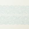 爽やかなブルーの花柄レース (幅 約14.5cm) 手芸用 アクセサリー 生地 単品 レース