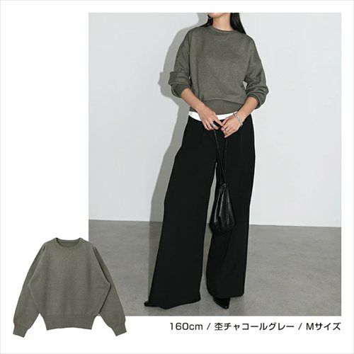 クルーネック 長袖 ニット トップス レディース プルオーバー ド ベーシック ボリューム袖 ニットトップス 秋冬 女性 TOPS ゆったり 楽ちん きれいめ おしゃれ かわいい カジュアル オフィス 女性 春 秋 冬 レディーストップス トップスシンプル セーター