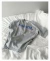 Earnest ロゴプリント 半袖 Tシャツ レディース メンズ 男女兼用 ユニセックス ノームコア トップス カットソー コットン100％ クルーネック オーバーサイズ 刺繍 シンプル ベーシック カジュアル M L XL XXL 大きいサイズ 春 夏 秋 ANME アンメ ユニセックス 【mail】 t01