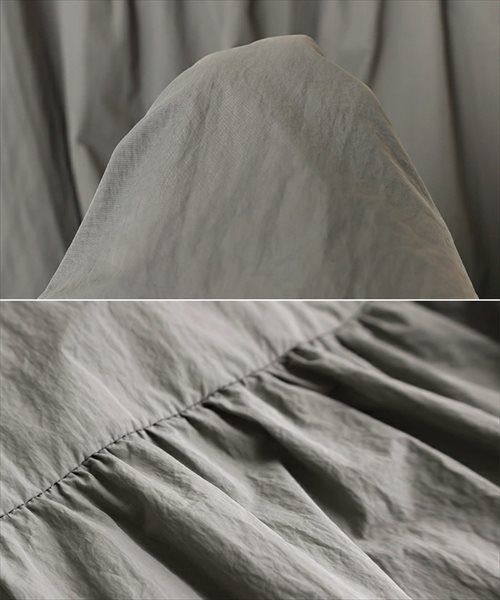 ナイロンタフタ ティアード フレア スカート ウエストゴム レディース ボトムス ロング 2way バルーン ドロスト ポケット カジュアル スポーティ トレンド 美ライン カジュアル ロングスカート 上品 ボトムス おしゃれ 大人 ファッション きれいめ 春 夏 秋 送料無料 t01