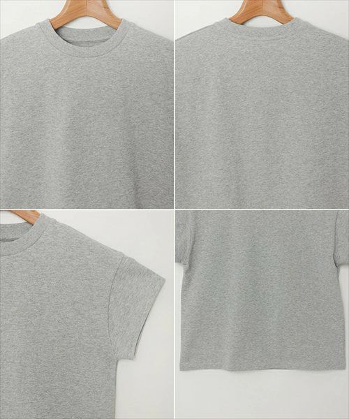 汗染み防止 コンパクト フレンチスリーブ Tシャツ レディース トップス カットソー 半袖Tシャツ 汗じみ 機能性 インナー 半袖 体型カバー 二の腕カバー コットン 無地 カジュアル オフィス 汗染み対策 ナチュラル 女性トップス 上品 春 夏 秋 綿100％ 送料無料 【mail】 t03