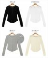 ヘンリーネック シアー トップス レディース 長袖トップス カットソー プルオーバー ロングtシャツ リブトップス 体型カバー 長袖 リブ スナップボタン 楽ちん リラックス カジュアル シンプル ナチュラル おしゃれ 長袖トップス 上品 春 夏 秋 送料無料 【mail】 t03