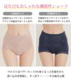 BIKIREIショーツ レディース お腹押さえ 骨盤押さえ サポート 1分丈 一分丈 スタンダード ショーツ 下着 レディースパンツ 補正下着 補整 女性 女性用 肌着 パンツ 花柄 綿混 消臭 骨盤 お腹 すっきり レース 単品 大きいサイズ おしゃれ かわいい 響かない インナー【mail】