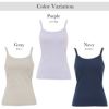 カップ付き コーディネート ブラトップ キャミソール ブラキャミ トップス 下着 ランジェリー レディース 女性 ブラ付き インナー シャツ 型崩れ アンダーゴム 肌着 無地 アンダーウェア ブラジャー 昼 夜 スリップ 透け防止 大きいサイズ カップ 春 夏 秋 送料無料 【mail】