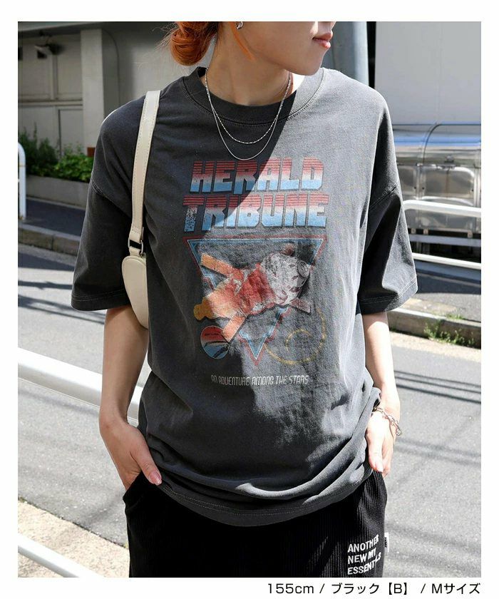 宇宙プリント 半袖 Tシャツ レディース メンズ 男女兼用 ユニセックス ノームコア トップス カットソー 綿100％ 体型カバー ゆったり オーバーサイズ ピグメント加工 M L XL XXL 春夏 春 夏 秋 ANME アンメ ナチュラル おしゃれ かわいい 綿100％ 送料無料 【mail】 t03