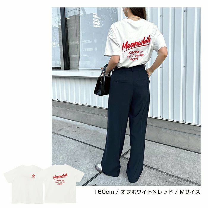 プリント ロゴ 刺繍入り 半袖 Tシャツ レディース トップス 半袖トップス カットソー ロゴTシャツ オーバーサイズ 体型カバー ゆったり 綿 コットン100％ 薄手 コーマ天竺 S M 真夏 春夏 春 夏 秋 ナチュラル 半袖Tシャツ おしゃれ かわいい 綿100％ 送料無料 【mail】 t03