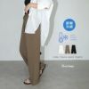 接触冷感 イージー ワイド パンツ レディース ボトム ロングパンツ ワイドパンツ ウエストゴム 体型カバー 楽ちん ゆったり ポケット イージーケア マタニティ きれいめ トレンド ロングパンツ 大きいサイズ 小さいサイズ ボトムス おしゃれ 大人 春 夏 秋 冬 t03