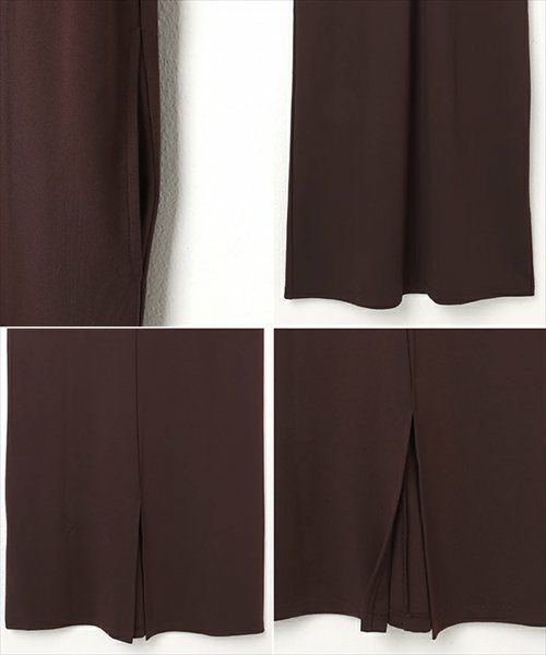 Vネック ポンチ ワンピース レディース キャミワンピース ロングワンピース ジャンパースカート ボトム 体型カバー ゆったり 楽ちん ポケット カットソー ストレッチ イージーケア きれいめ オフィス カジュアル大人 ファッション ゆったり 春 夏 秋 冬 送料無料 t04