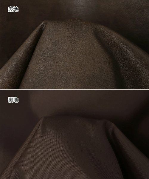 フェイクレザー オーバーサイズ ブルゾン レディース アウター レザーブルゾン ジャンパー コート 羽織り 体型カバー ゆったり 楽ちん ステンカラー タック ポケット 裏地付き ボリューム袖 長袖 ミドル丈 カジュアル トレンド 秋服 冬服 あったか 暖か 防寒 秋冬 秋 冬 t04